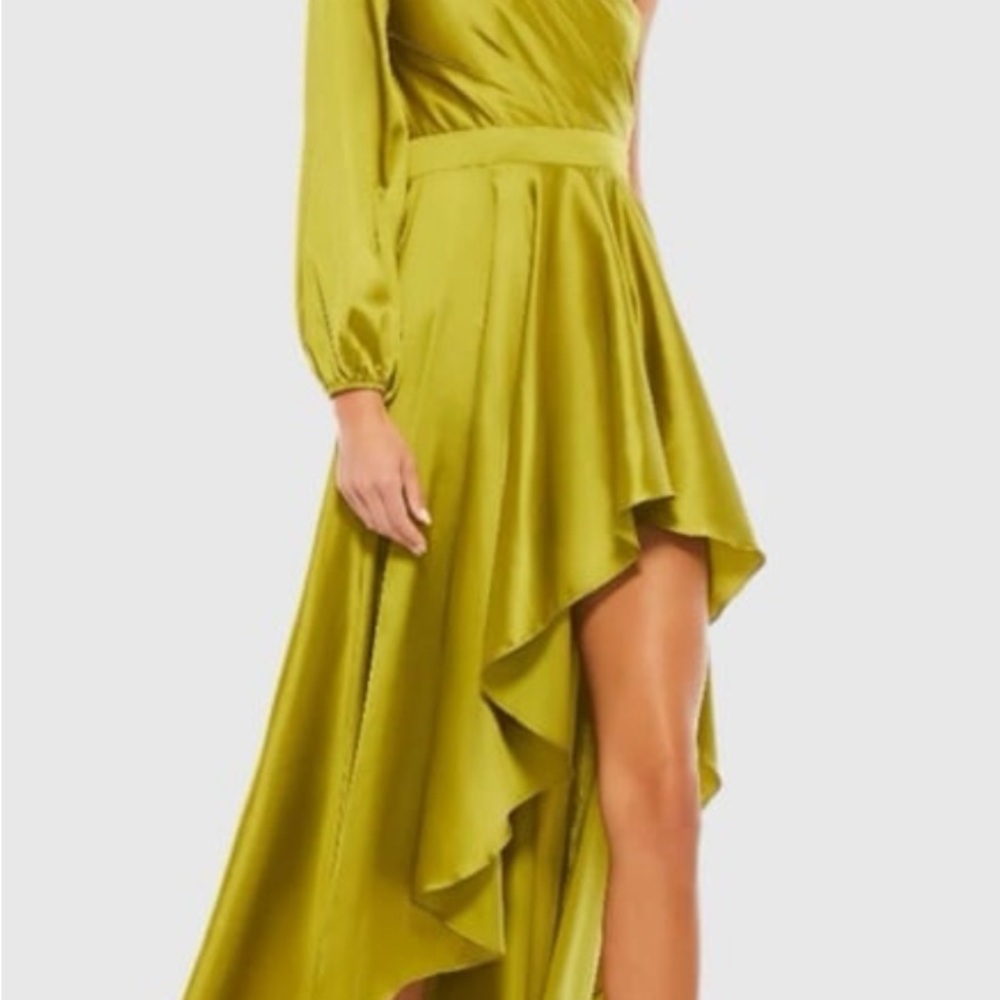 Elegant One-Shoulder Mac Duggal Dress size 6 - Picture 10 of 14